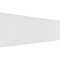 Ekena Millwork Set of Five Panels for 94 1/2"W x 32 1/4"H Beadboard Fretwork Wainscot Wall Paneling WPKP16X01X19BBD - alternate 1